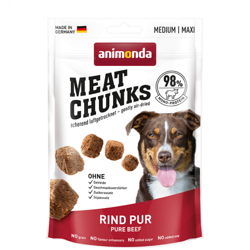ANIMONDA для собак MEAT CHUNKS BEEF 80 gr