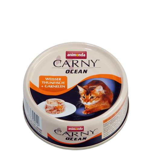 ANIMONDA for cats Carny Ocean Adult with white Tuna + Shrimps 80gr