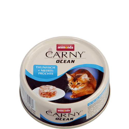 ANIMONDA для кошек Carny Ocean Adult with  Тунец + Морепродукты /Tuna + Seafood/ 80 gr