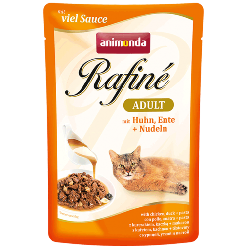 ANIMONDA for cats Rafiné with sauce Adult with chicken, duck + pasta 100 gr
