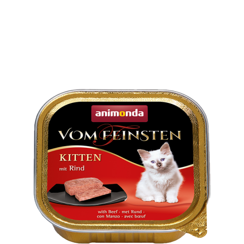 ANIMONDA kaķēniem Vom Feinsten Kitten liellopa gaļa /with Beef /100gr