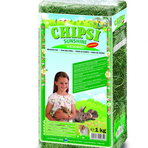 Meadow hay for small pets CHIPSI Sunshine Compact 1kg