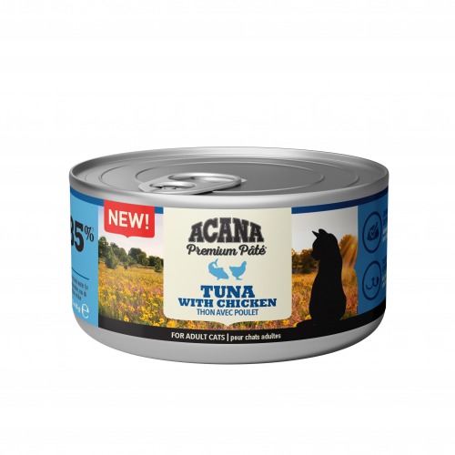 ACANA canned food for cats Adult Tuna& Chicken 0,085gr